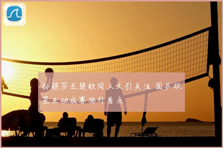 孙颖莎王楚钦同人文引关注 国乒双星互动成赛场外看点