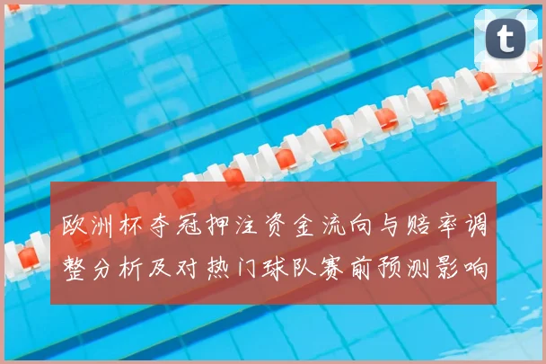 欧洲杯夺冠押注资金流向与赔率调整分析及对热门球队赛前预测影响
